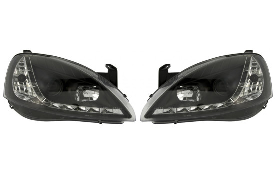 Juego de faros delanteros compatibles con Opel Corsa C 2000-2004