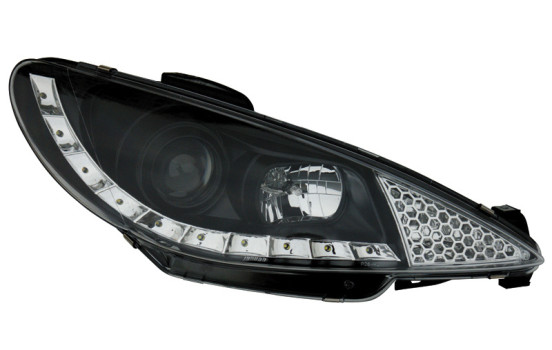 Juego de faros delanteros compatibles con Peugeot 206 2002-, Imagen 2