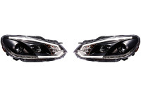 Juego de faros delanteros compatibles con Volkswagen Golf VI 2008-2012