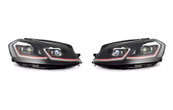 Juego de faros delanteros compatibles con Volkswagen Golf VII Facelift (7.5) 2017-