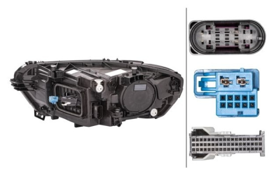 Juego de faros delanteros SET_1EX 015 086-511 Hella, Imagen 5