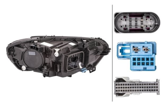 Juego de faros delanteros SET_1EX 015 086-511 Hella, Imagen 3