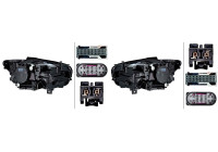 Juego de faros delanteros SET_1EX 015 558-311 Hella