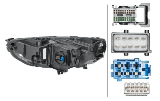 Juego de faros delanteros SET_1EX 354 869-111 Hella, Imagen 5