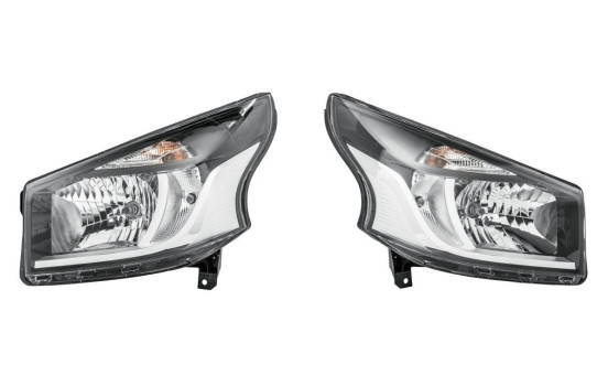 Juego de faros delanteros SET_1LE 011 410-471 Hella