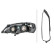 Juego de faros delanteros SET_1LG 007 640-331 Hella, Miniatura 4