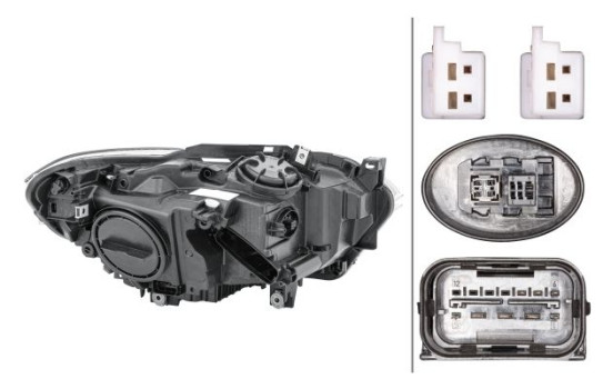 Juego de faros delanteros SET_1LL 010 741-571 Hella, Imagen 3