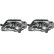 Juego de faros delanteros SET_1LL 247 014-031 Hella