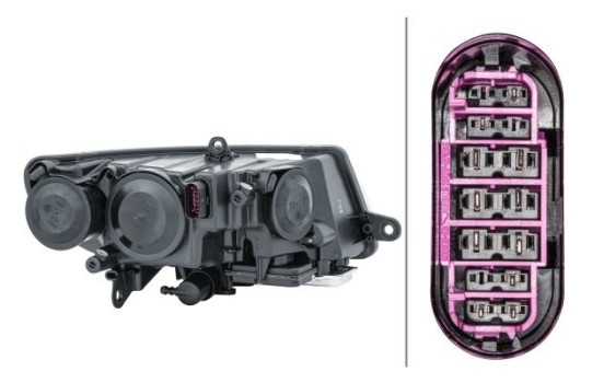 Juego de faros delanteros SET_1ZS 247 047-331 Hella, Imagen 4