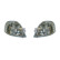 Juego de faros delanteros SET_4387962M Magneti Marelli