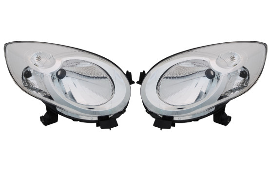 Juego de faros delanteros TYC para Toyota C1 20-11606-05-2 + 20-11605-05-2