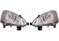 Juego de faros delanteros