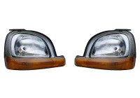 Juego de faros delanteros