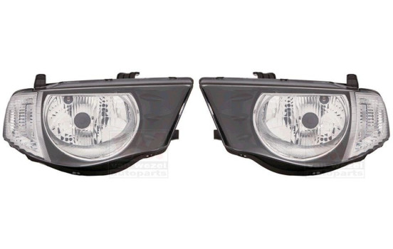 Juego de faros delanteros