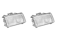 Juego de faros delanteros