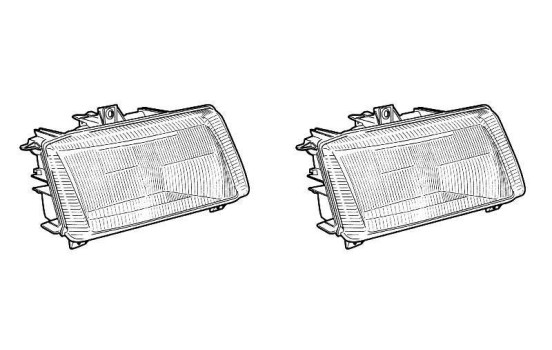 Juego de faros delanteros