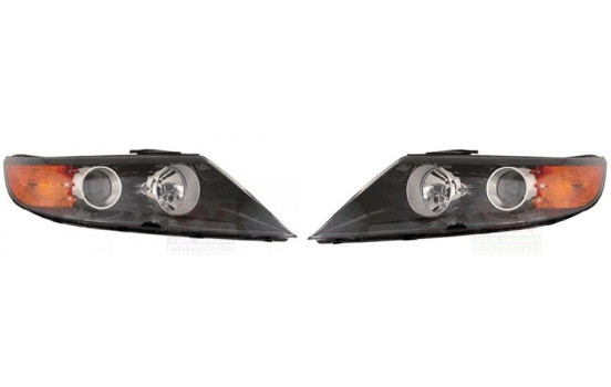 Juego de faros delanteros