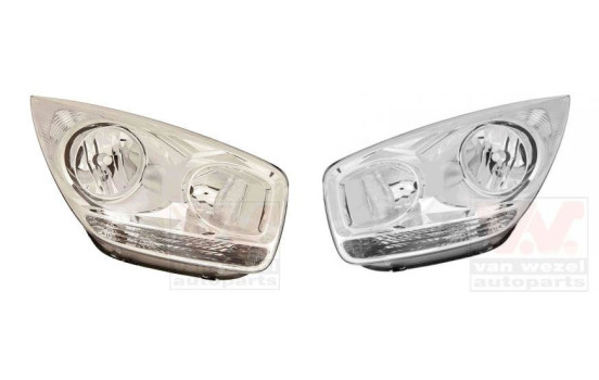 Juego de faros delanteros