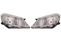 Juego de faros delanteros