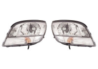Juego de faros delanteros