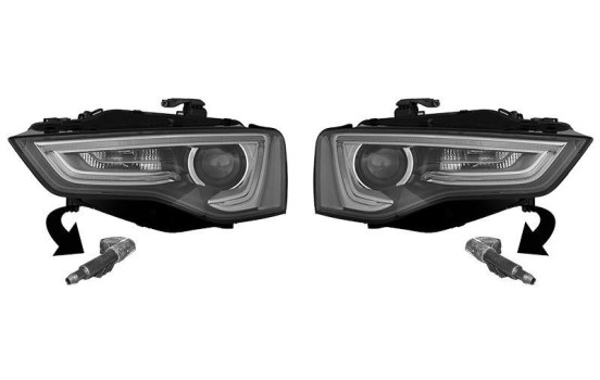 Juego de faros delanteros