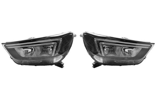 Juego de faros delanteros