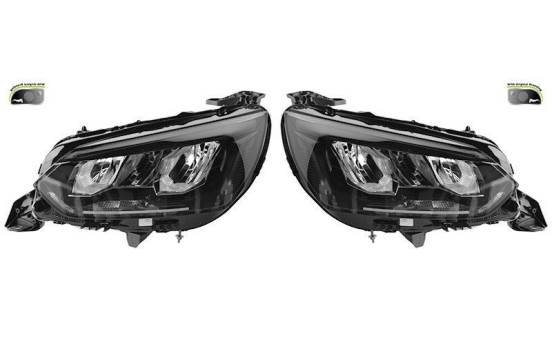 Juego de faros delanteros