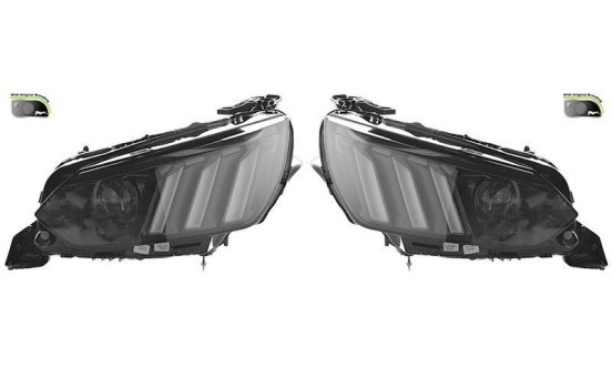 Juego de faros delanteros