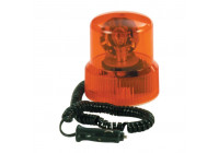 Baliza giratoria 12V imán naranja