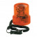 Baliza giratoria 12V imán naranja