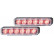 Juego de linternas BST HOR soporte rojo 11-30V