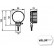 LED de trabajo VF 10-30V 96mm 300mm cable, Miniatura 2