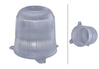 Tapa de cristal, luz intermitente