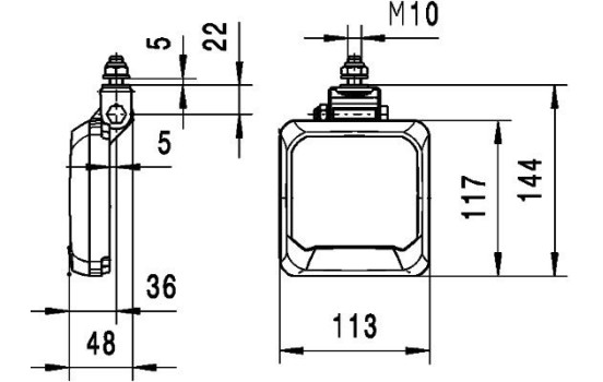 Werkl FlatBeam 500 led 9-33V colgante, Imagen 3