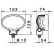 Werkl Oval 100 LED 9-33V Gen II para coche, Miniatura 3