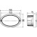 Werkl Oval 100 led 9-33V inb para voorv, Miniatura 2