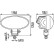 Werkl Oval 90 led 9-33V telescópico, Miniatura 3