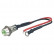 Foliatec LED Control Light cromado - verde intenso Ø = 10 mm - 1 pieza