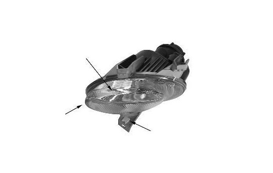 Faro antiniebla derecho XS/GTi/S16 4028998 Van Wezel, Imagen 3