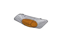 INTERMITENTE LADO IZQUIERDO PEQUEÑO Naranja LLI842 Magneti Marelli