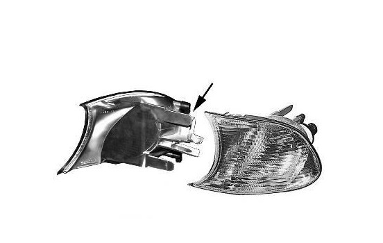 Intermitente lateral para retrovisor exterior izquierdo hasta '02 NARANJA 0647903 Van Wezel
