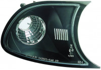 Juego de intermitentes delanteros compatibles con BMW Serie 3 E46 Coupé/Cabrio 1998-2001 - Negro