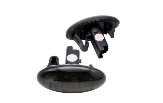 Juego de luces intermitentes laterales LED adecuadas para Toyota Aygo 2005-2014 y 2014- / Proace 2013- - Gris humo - inc, Imagen 3