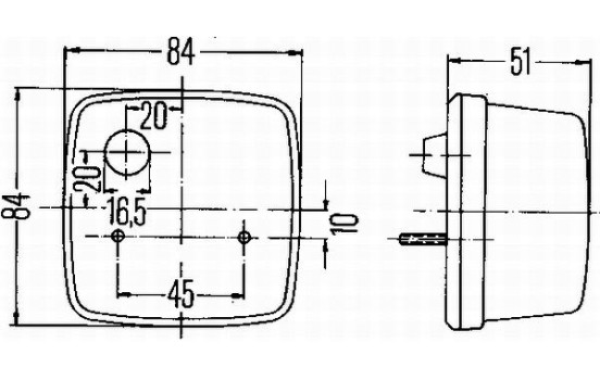 Luz trasera 2SW 003 014-131 Hella