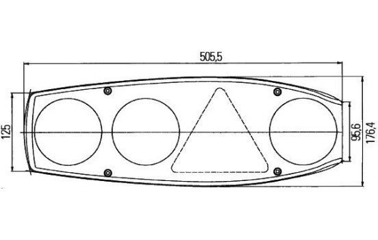 Luz trasera 2VA 341 419-021 Hella