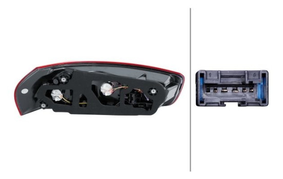 Luz trasera Citroen C4 Picasso II 13- derecha 2SK 011 054-061 Hella, Imagen 2