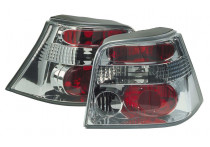 Set Achterlichten passend voor Volkswagen Golf IV 1998-2003 excl. Variant - Chroom