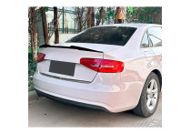 Achterspoiler passend voor Audi A4 (B8) Sedan 2008-2015 (ABS Glanzend zwart)
