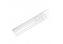 Foliatec Cardesign Sticker - Stripes - wit mat - Lengte 150cm x Breedte 22cm