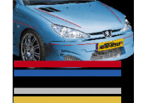 Universele zelfklevende striping AutoStripe Cool200 - Zilver - 3mm x 975cm